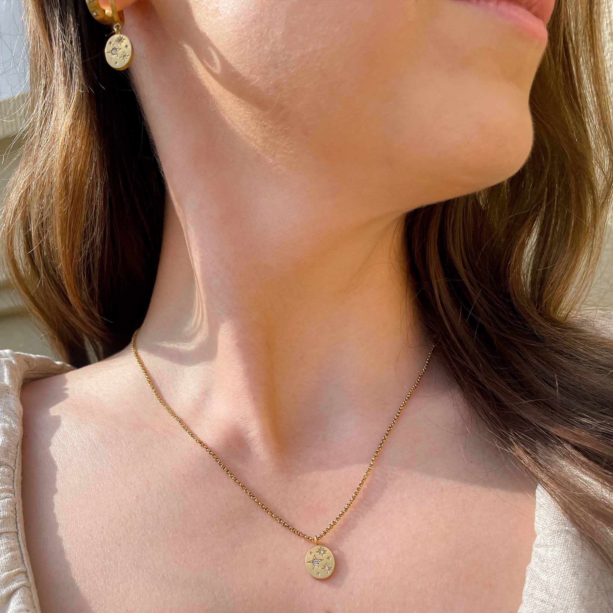 Harmonia Edelstahlkette Gold