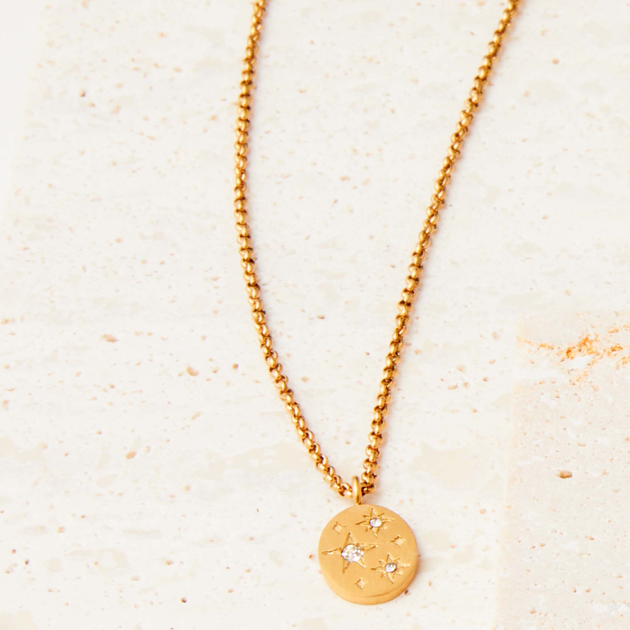 Harmonia Edelstahlkette Gold