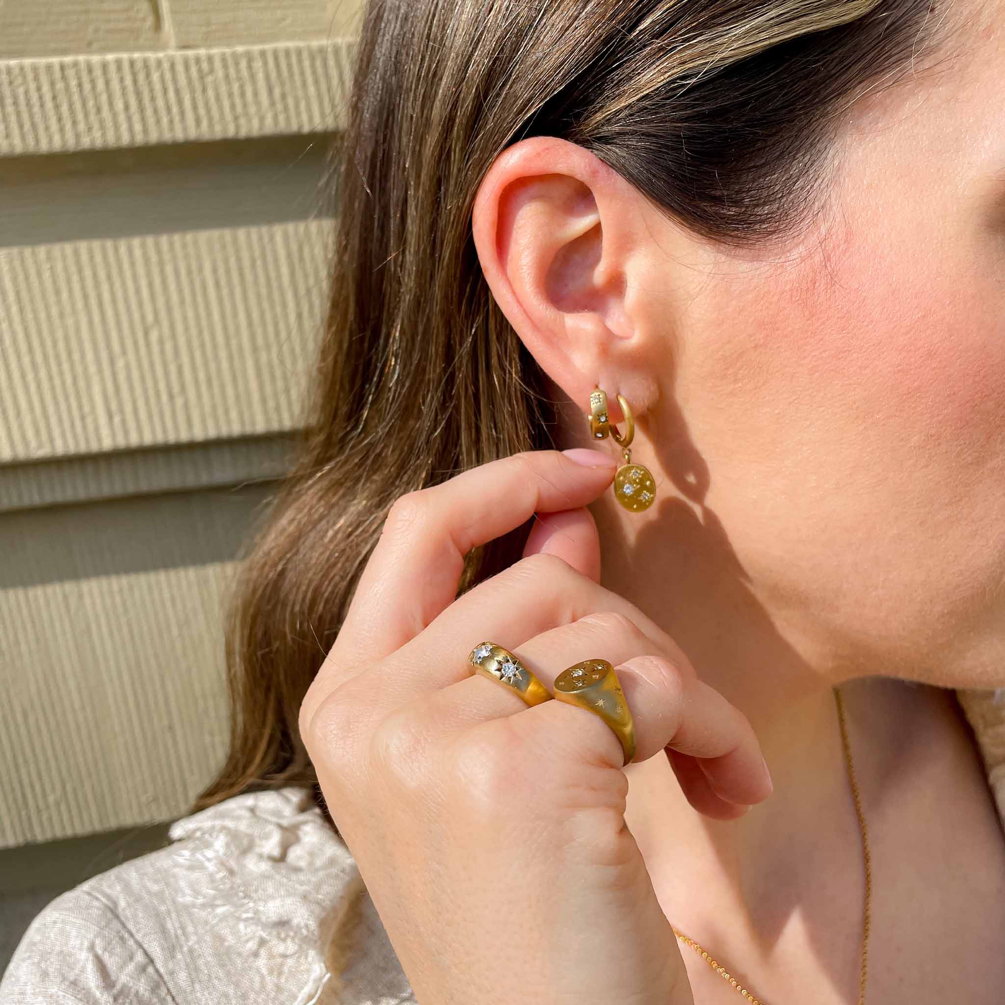 Harmonia Stern Ring Gold