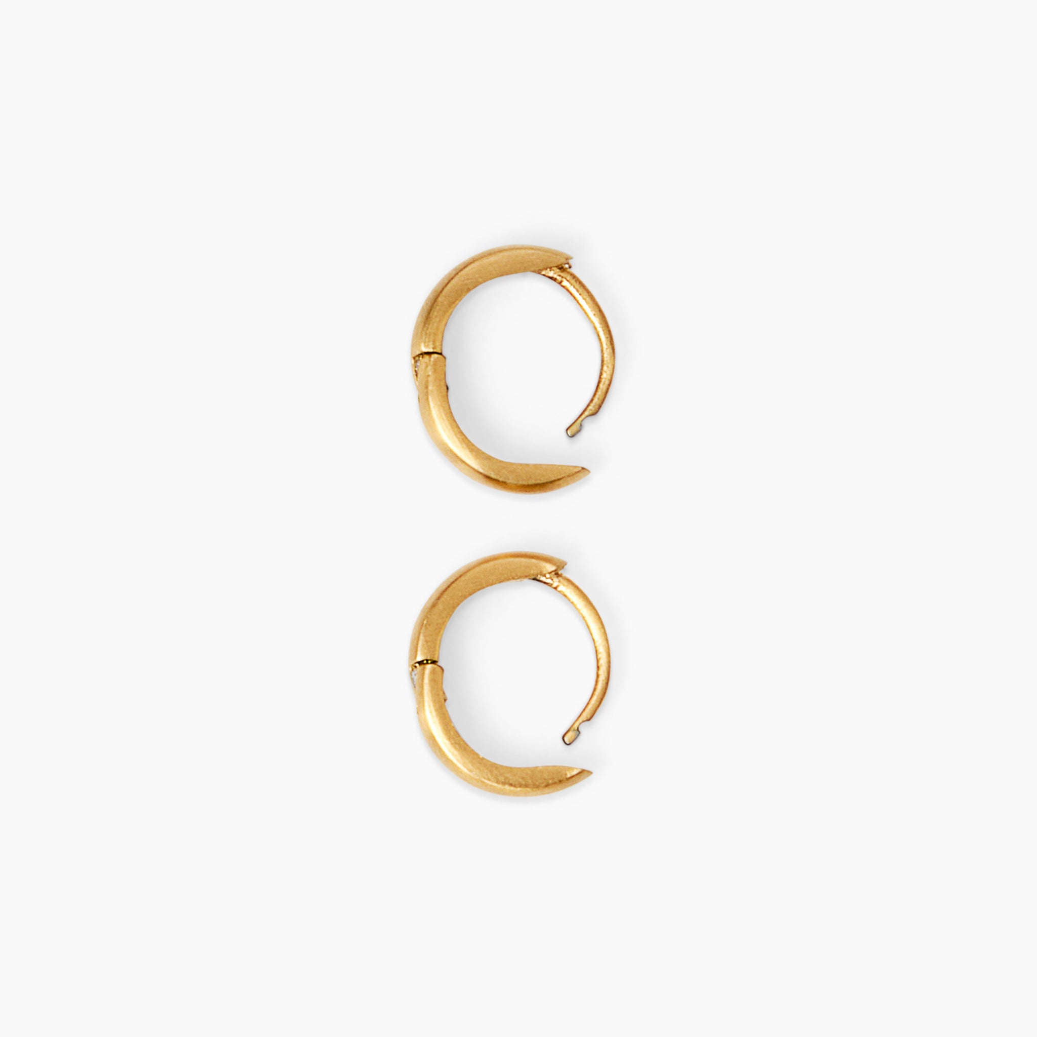 Harmonia schlichte Creolen Ohrring Gold
